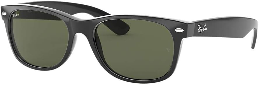 Unisex Rb2132f New Wayfarer Low Bridge Fit Square Sunglasses
