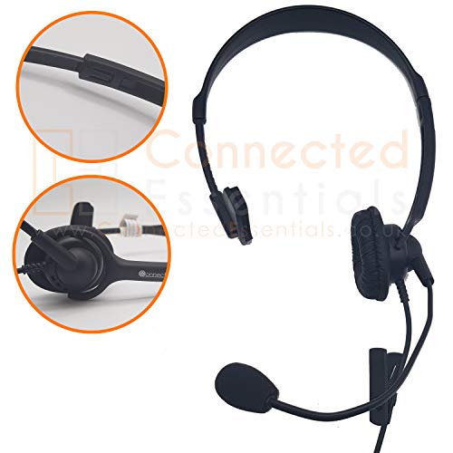 Connected Essentials CEH10 - Auriculares con micrófono monoaurales para teléfono