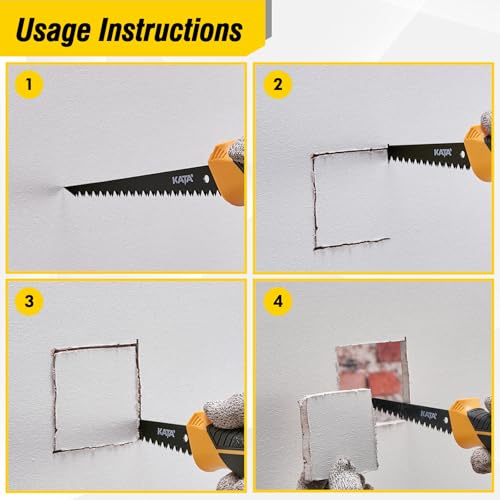 KATA 6-Inch Drywall Keyhole Saw
