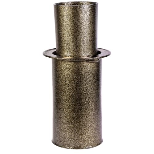 Eaton Brothers Lifetime Cemetery Vase – Antique Bronze Vase Complete