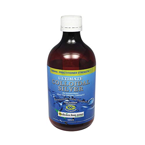 Medicines From Nature 100PPM Colloidal Silver, 500 milliliters