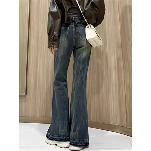 Jean évasé à jambes larges femmes - Pantalon décontracté fluide - 4