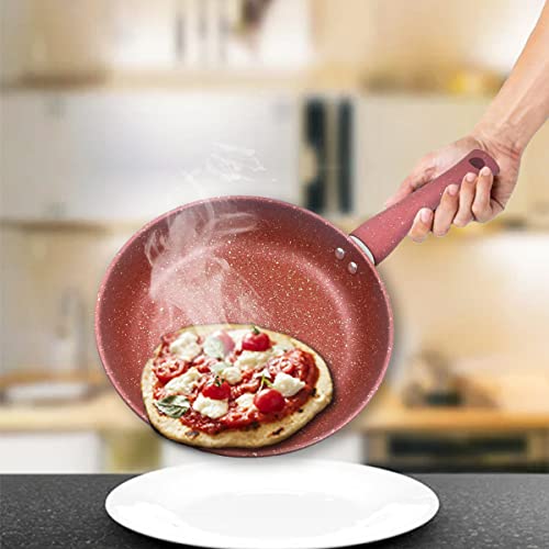 Frigideira Antiaderente Alumínio Nanocerâmica Granito 22cm Panela Sem Óleo Não Gruda Profissional Go