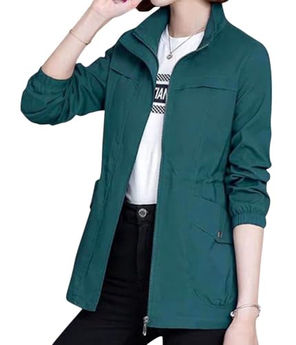 Veste femme trench-coat rétro chic et blouson mi-saison respirant pour femme