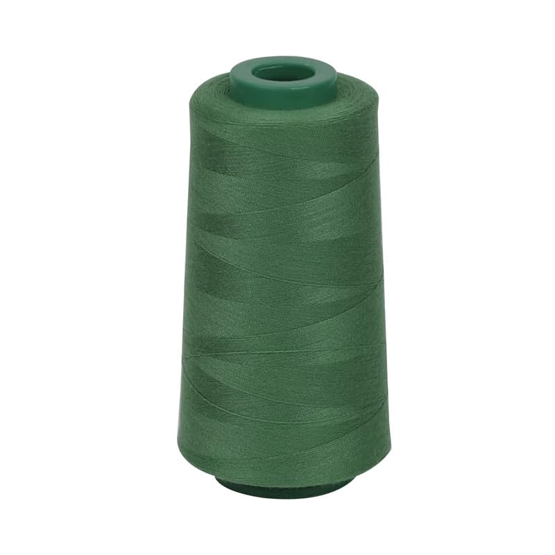 3000Yards Polyester Sewing Thread Dark Green Thread for Embroidery/All Sewing Purpose Hand and Machine