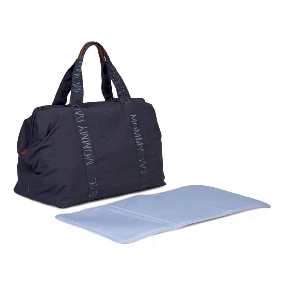 CHILDHOME, Mommy Bag, Wickeltasche, Mutterschaft, Reisetasche, Großes Fassungsvermögen-Wickelunterlage, Verstellbarer Schulterriemen, Unterteilung, Isoliertasche, Kofferdurchführung, Urban Anthrazit