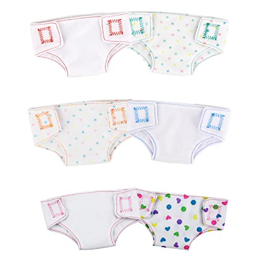 DoDuo Couches pour Baby Poupée, 6 Pièces Accessoires pour Poupées 14-16" Cover