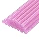 QUARKZMAN 30 Stück Heißklebestifte 7mm x 100mm Mini Heißklebesticks Heißklebepistole Heißkleber Klebestifte Heißklebestäbchen für Repartur Bastel Dekoratiion DIY Handwerk Glitter Rosa