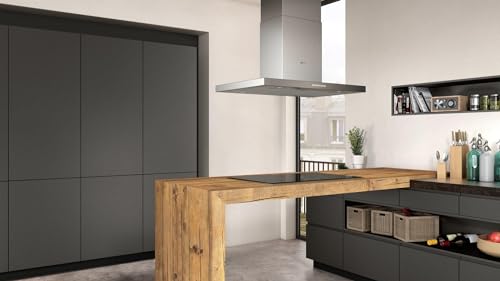 Neff N 50 I95BBE2N0 Hotte hotte îlot largeur : 89.8 cm profondeur : 60 cm extraction et recirculation avec kit de recirculation supplémentaire acier inoxydable - vue 5