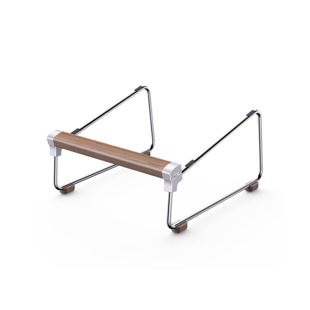 Support ordinateur portable surélevé bois réglable colonne cervicale