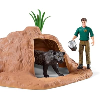 schleich WILD LIFE Special Edition مجموعة ألعاب NatGeo Safari Animal المكونة من 68 قطعة مع شخصيات Ranger والحيوانات، ألعاب الحياة البرية التفصيلية والغامرة للأطفال من سن 3+ عامًا