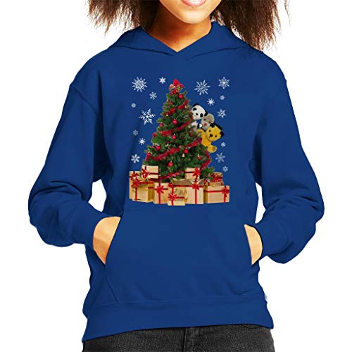 Sweat à capuche enfant Sooty personnage Noël motif sapin hiver