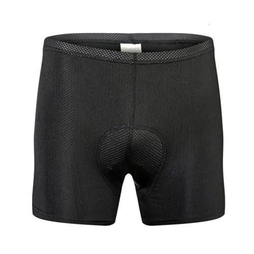 Calças de Roupa Interior de Bicicleta, Roupa Interior de Bicicleta Respirável Fácil de Lavar Almofad