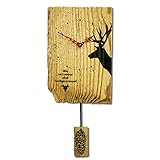 Im Inneren der Uhren befinden sich U.T.S.-Qualitätsuhrwerke Quarz, natürlich ebenfalls made in Germany. Lieferung inkl. Batterie.Altholz-Pendel-Wanduhr mit roten Zeigern Maße ca. 190 x 300 x 30mm Gewicht: ca. 800g.