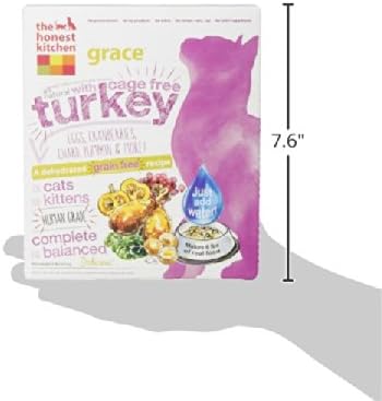 The Honest Kitchen Human Grade Dehydrated Grain Free Turkey Cat Food 2 lb - Grace