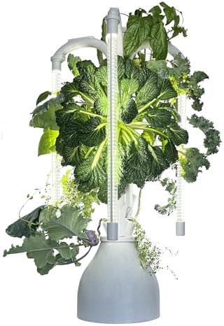 The Hydro Tower® Hydroponic Gardening Tower | Lights Included | Self Watering | Simple Setup | Easy Upkeep | Fast Growth