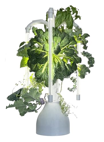 Hydro Tower Hydroponic Garden with Lights & Self-Watering