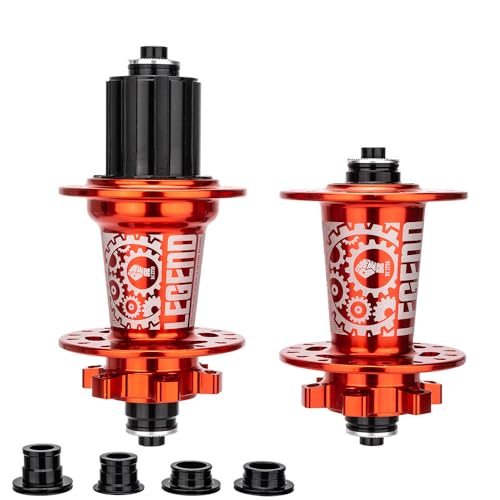 Lixada Bicycle Hub Disc 32H Front&Rear Disc Brake Hub MTB Mountain Bike 6 Pawls 32 Hole Bike Hub Disc 7075 Aluminum Ultralight Bike Disc Brake Hub for 8/9/ 10/11/ 12/13 Speed Cassette