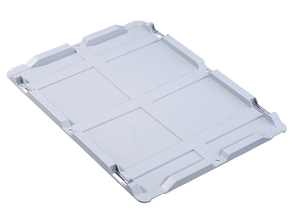 SuperSparSet 10x Auflagedeckel Set Eurobox NextGen mit 4 blauen Schiebeschnappverschlüssen | BxT 40x60 | Eurobehälter, Transportbox, Transportbehälter, Stapelbehälter