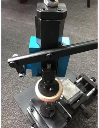 Canglan Technology Manual Watch Dial Pad Printing Machine with pad lowered onto ink plate