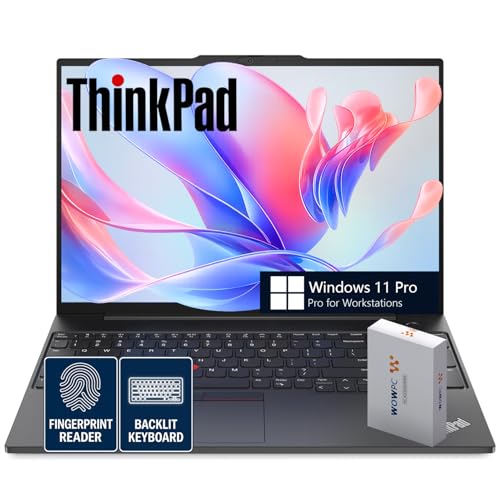 Image of Lenovo ThinkPad E16 G2 Laptop w /Backlit Keyboard, Intel Core Ultra 5 125U (>Ultra 7 165U), 40GB DDR5 RAM, 2.5TB(2TB SSD+500GB External), 16 inch WUXGA IPS Anti-Glare Display, Fingerprint, Windows 11 Pro