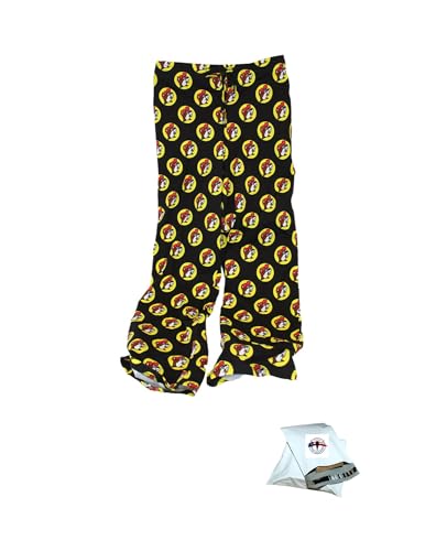 Buc-ee's Black Printed Pajama Pant Sleepwear for Adults, Men and Women (Small)3