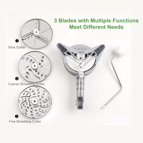 Rallador de Cocina Multifuncional YUYTE con Pies Plegables miniatura 7