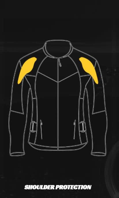 Universal Level2 Motorcycle CE Insert Armor Pads for Protection Shoulder CE-2 Approve Shoulder Protective Motorcycle Jacket Replacement Pad — view 3