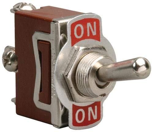 Steren SPDT Interruptor de palanca de 2 posiciones (encendido) 125 VCA 10 A