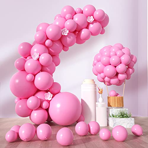 Image of Party Propz Pink Balloons for Decoration - Set of 50 Pcs | Pink Balloons for Baby Shower | pink Balloons for Anniversary | Balloon for Birthday Decoration | Balloon for Baby Girl