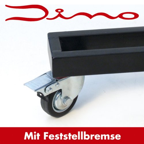 Dino KRAFTPAKET 130002 fahrbarer Felgenständer XL (235-er bis 285-er Reifengrößen) mit Reifenschutzhülle für fachgerechte Lagerung von Kompletträdern