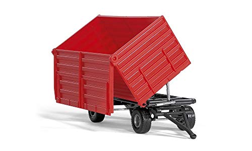 siku 2898, Four-Wheel Trailer, 1:32, Metal,Plastic, Red, Tiltable body, Colourful, Mediano - Image 4