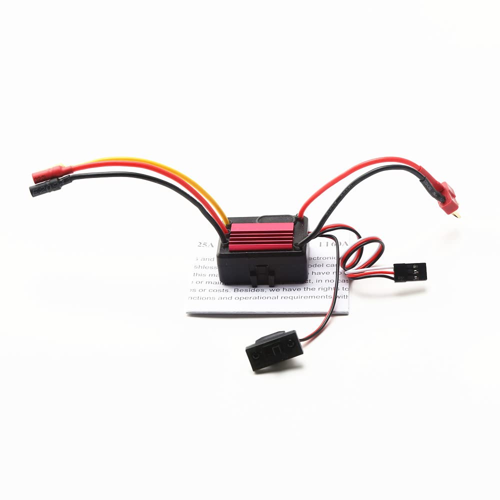 HUIOP Wodoodporny silnik bezszczotkowy 2838 5800KV i ESC 35A bezszczotkowy i zamiennik karty programowania do 1/14 1/16 SCY HSP Trax4 HPI pilot samochodowy ciężarówka