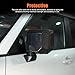 Heutamo Rear View Mirror Cover Cap Compatible with Toyota Land Cruiser 250 Prado J250 LC250 2024 2025 Accessories, ABS Door Side Rearview Mirror Cover Cap, 2Pcs