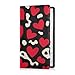 aidingzhi Fashion Red Heart Leopard Christmas Premium Leather Auto Registration Insurance & ID Card Holder Auto Truck Comparment Accessories Case for Cards, Essential Document Driver License