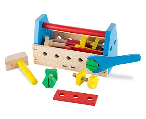 メリッサ&ダグ(Melissa&Doug) 木製 はじめての工具おもちゃセット 3歳 24ピース 494 正規品