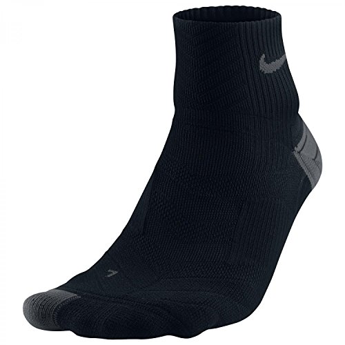 Nike One-Quarter Socks Elite Running Cushion Qua, Unisex, One-Quarter Socks Elite Running Cushion Qua, Multicolore, M