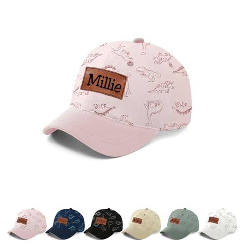 Custom Toddler Baseball Hat Baby Boys Cap Girls Adjustable Dinosaur Baseball Hats Kids Boy Caps Toddler Sun Hats