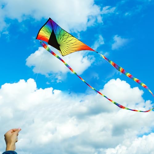 image for HONBO Giant Bloom Kite for Kids & Adults, Beginner Kites for Kids Ages