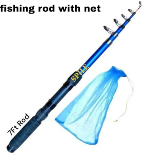 Image of Ultimate 210cm Telescopic Fishing Rod Reel Combo Kit Perfect for Beginners Durable Fiber Glass Construction Instant Setup and Powerful Performance