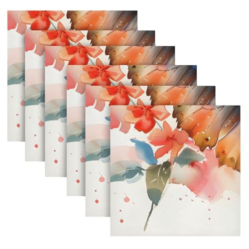 Servilletas de Tela Multicolor 20x20 pulg Paquete x6 miniatura 2