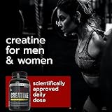 Creatine Tablets 3000mg Per Serving - Premium Creatine Monohydrate, 120 Capsules - Muscle Gain Pre Workout Gym Supplement for Men and Women - Zero Sugar or Additives, Vegan, UK Made - 30 Servings - Image 4