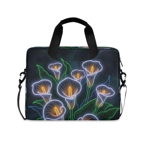 Bolsa de hombro para portátil con diseño de murciélagos y correa acolchada