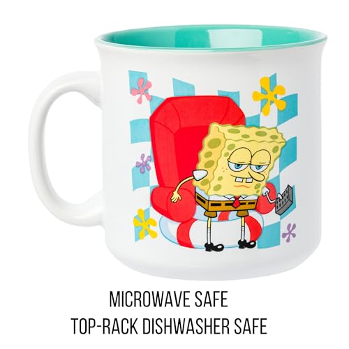 Taza de cerámica Camper SpongeBob SquarePants 20 oz miniatura 3