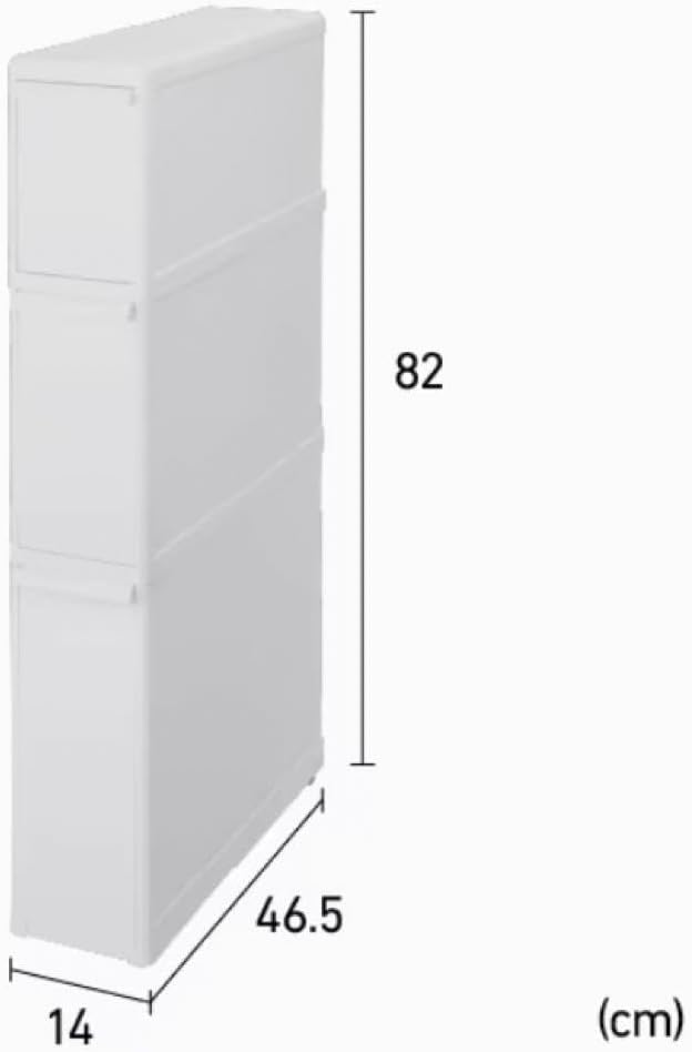 ライクイット スリムストレージ ファイントールストッカー オールグレー