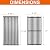 BBQ Future 17 Inch Grill Emitter and Cooking Grate for Charbroil Tru-Infrared Gas Grills 463642316 463644220 463632520 463632320, Replacement Parts for Charbroil G362-2100-W1 G369-0030-W2
