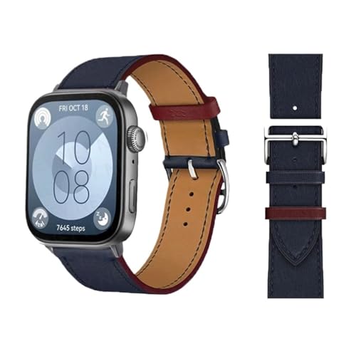 Bracelet Huawei Watch Fit 3 GUMMMY en cuir de vaches robuste avec boucle rétro