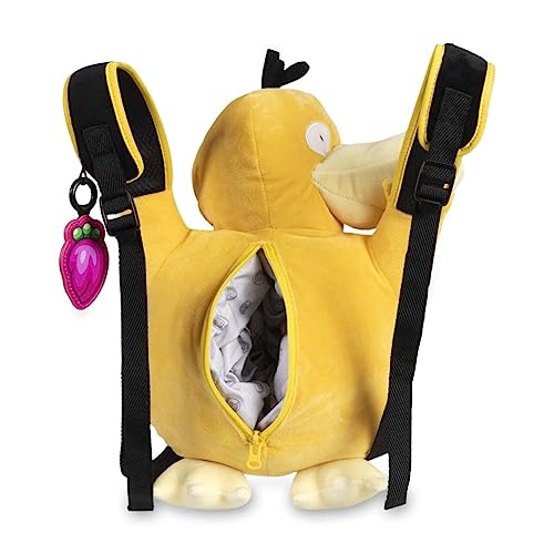 Pokemon Centro: Mochila Psyduck Partner, Amarelo, One Size Only, Mochila com personagens