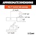 CURT 45029 3-in-1 UTV, ATV Trailer Hitch Mount with 2-Inch Receiver Adapter, 1-7/8-Inch Ball, Clevis Pin, 5/8-Inch Hole
