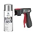 Produktbild AUPROTEC Pistolengriff + Lackspray Silver Star Felgen Silber Spray Sprühlack Felgenlack Autolack 1x 400ml